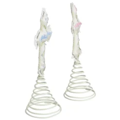 Blue God Bless Baby's First Christmas Cross Tree Topper