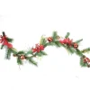 Bows, Berries and Ornaments Mixed Pine Artificial Christmas Garland - 6' x 10" - Unlit