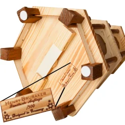 BRUBAKER Wooden Christmas Pyramid - 18 Inches - 3 Tier Carousel - Nativity Play - Designed in Germany