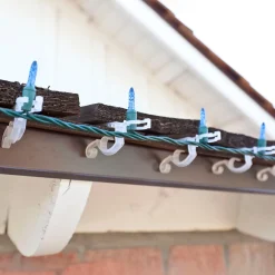 Bucket of 150 Clear Max Pro Anywhere Flip Christmas Light Clips