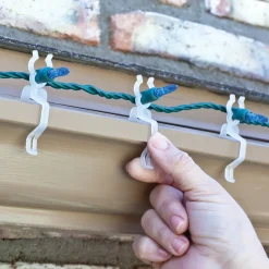 Bucket of 300 Clear Outdoor Universal Christmas Light Clips