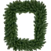 Buffalo Fir Rectangular Artificial Christmas Wreath - 36" - Unlit