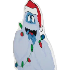 Bumble Wrapped in Lights Double Sided Christmas Window Cling Decoration