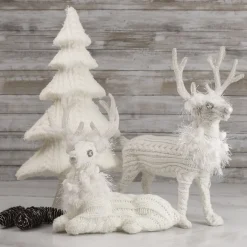 Cable Knit Christmas Tree Decoration - 16.75