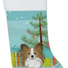Christmas Tree and Papillon Christmas Stocking BB1620CS