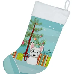Christmas Tree and Westie Christmas Stocking BB1598CS