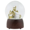 Christmas Village in the Woods Musical Snow Globe - 6.5"