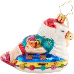 Christopher Radko Ho-Ho-Holiday In The Sun Gem Glass Christmas Ornament 1021431