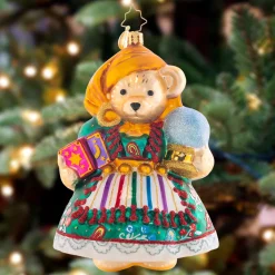 Christopher Radko Muffy's Fortune Glass Christmas Ornament 1021478