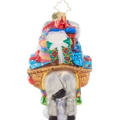 Christopher Radko Packed With Presents Glass Christmas Ornament 1021541