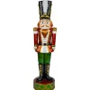 Commercial Christmas Nutcracker Soldier with Decorative Base - 5.25' - Red and Green