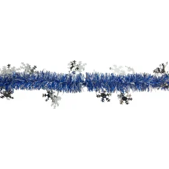 Commercial Christmas Tinsel Snowflake Garland - 50' x 2