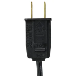 Commercial Grade C9 Christmas Light Socket Set - 25' - Black Wire