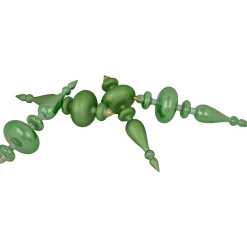 Commercial Size 2-Finish Christmas Finial Shatterproof Ornaments - Green -12