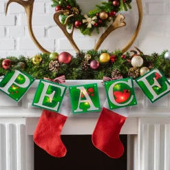 10-Count Green and Red Shimmering 