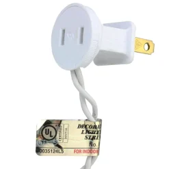 100-Count Green Mini Christmas Light Set, 49.5ft White Wire