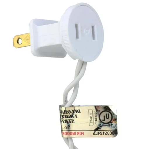 100-Count Green Mini Christmas Light Set, 49.5ft White Wire