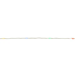20-Count Multi-color LED Micro Fairy Christmas Lights - 6ft, Copper Wire