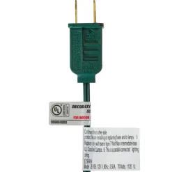 15-Count Multi-Color Satin G50 Globe Christmas Light Set, 13.75ft Green Wire