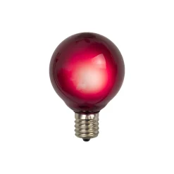 10-Count Multi-Color Satin G50 Globe Christmas Replacement Bulbs