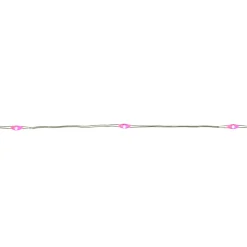 20-Count Pink LED Micro Fairy Christmas Lights - 6ft, Copper Wire