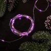 100-Count Pink LED Micro Fairy Christmas Lights, 16ft Copper Wire
