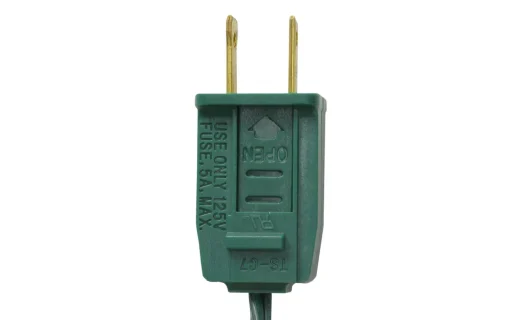25-Count Transparent Orange C7 Christmas Lights, 24ft Green Wire