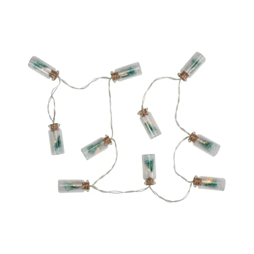 10-Count Tree in a Bottle Christmas String Lights - LED Warm White - 3' Clear Wire
