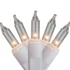 70ct Clear Mini Replacement Christmas Lights with Clips for 3-D Frames