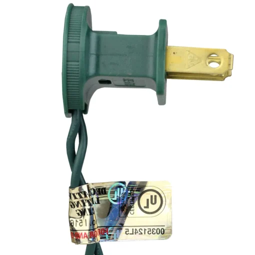 25ct Green LED C9 Christmas Light Set - 16ft Green Wire