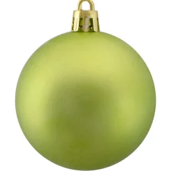 60ct Kiwi Green Shatterproof Matte Christmas Ball Ornaments 2.5