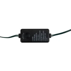 200ct Multi-Function Warm White Christmas Fairy Lights, 64.5ft Green Wire