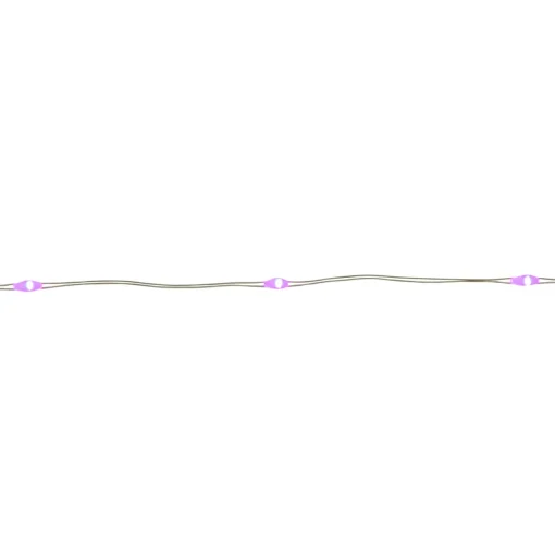 100ct Purple LED Micro Fairy Lights, 16ft Copper Wire