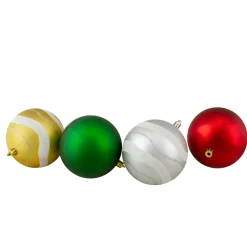 39ct Red and Blue Shatterproof 2-Finish Christmas Ball Ornaments 4