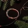 100ct Red LED Micro Fairy Lights, 16ft Copper Wire