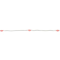 100ct Red LED Micro Fairy Lights, 16ft Copper Wire
