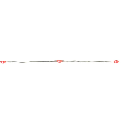 100ct Red LED Micro Fairy Lights, 16ft Copper Wire