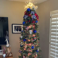 4ct Royal Blue 2-Finish Glass Christmas Ball Ornaments 4