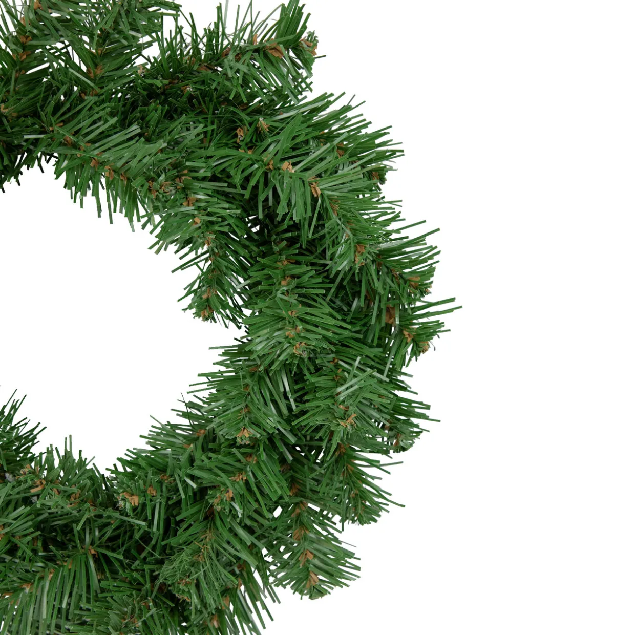 Deluxe Dorchester Pine Artificial Christmas Wreath - 12" - Unlit