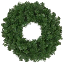 Deluxe Windsor Full Pine Artificial Christmas Wreath - 24" - Unlit