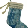 Disney Hannah Montana Blue Satin Miley Cyrus Christmas Holiday Stocking