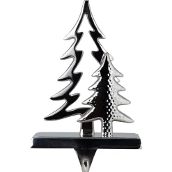 Double Pine Tree Christmas Stocking Holder - 7"