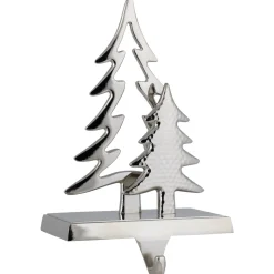 Double Pine Tree Christmas Stocking Holder - 7
