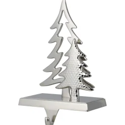 Double Pine Tree Christmas Stocking Holder - 7