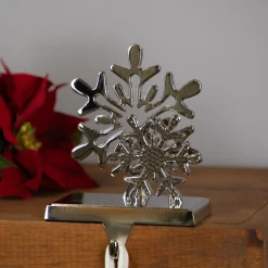 Double Snowflakes Christmas Stocking Holder - 6"