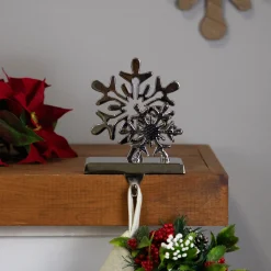 Double Snowflakes Christmas Stocking Holder - 6