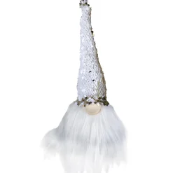 Elf Gnome with Sequin Hat Christmas Figure - 12
