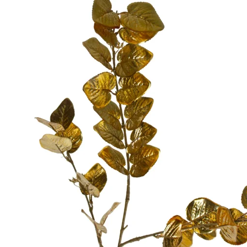 Eucalyptus Artificial Christmas Spray - 34" - Metallic Gold
