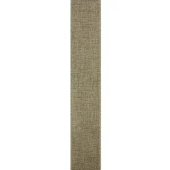 Faded Green and Brown Burlap Christmas Wired Craft Ribbon 2.5" x 10 Yards