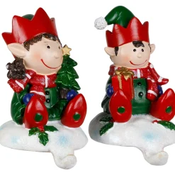 Festive Elves Christmas Stocking Holders - 5